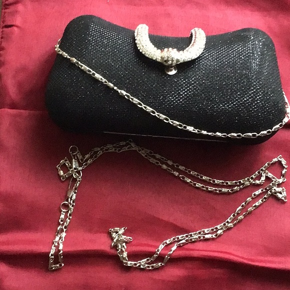 NEW Jones New York size 9 slingback with clutch purse with two size chain straps - Picture 2 of 5